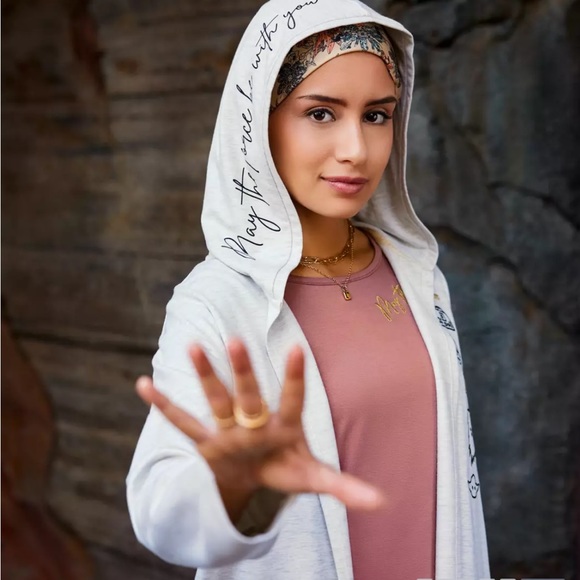 Star Wars Hooded Cardigan Adult XL Heathered Gray - Picture 2 of 12